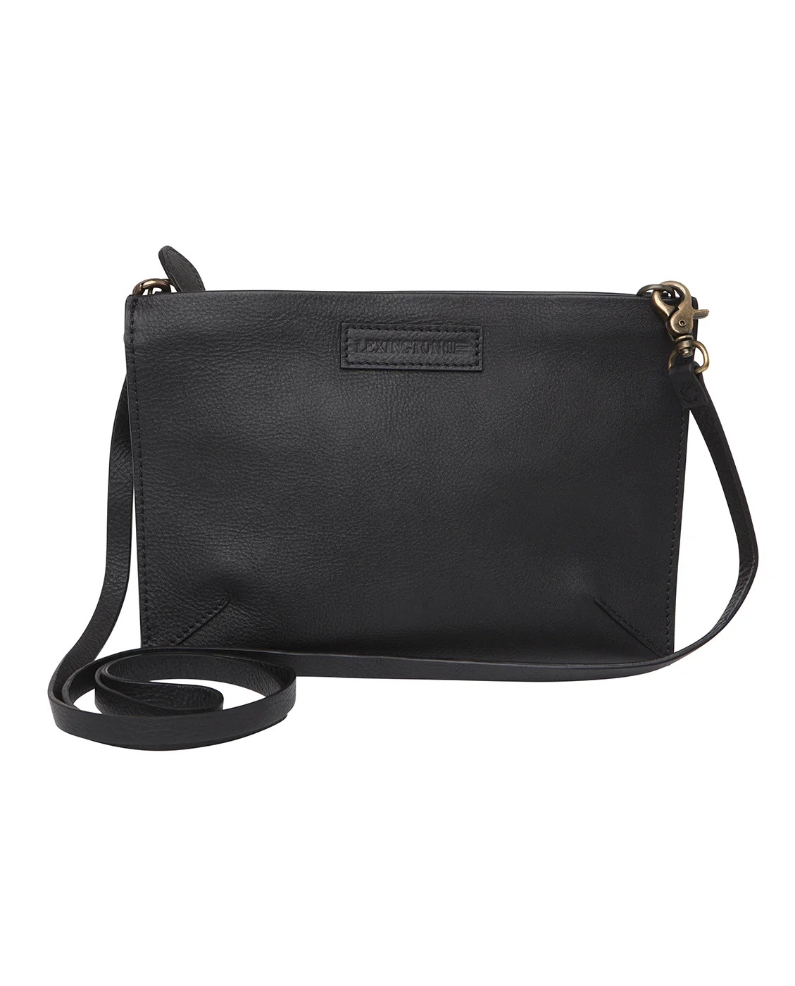 Wingfield leather zip bag