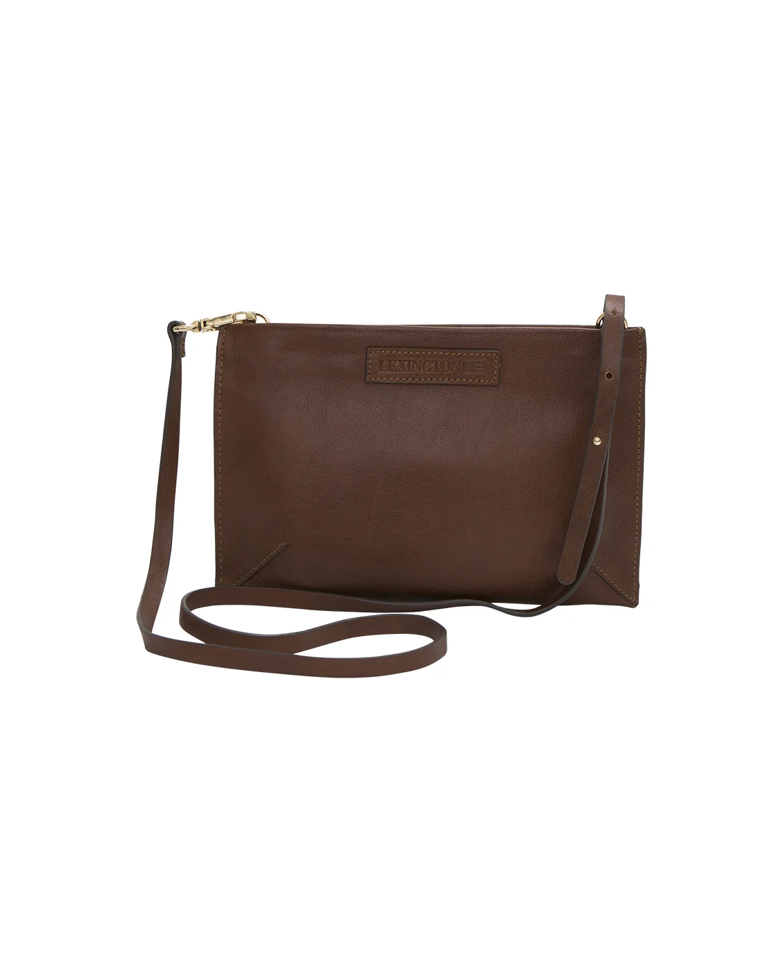 Wingfield leather zip bag