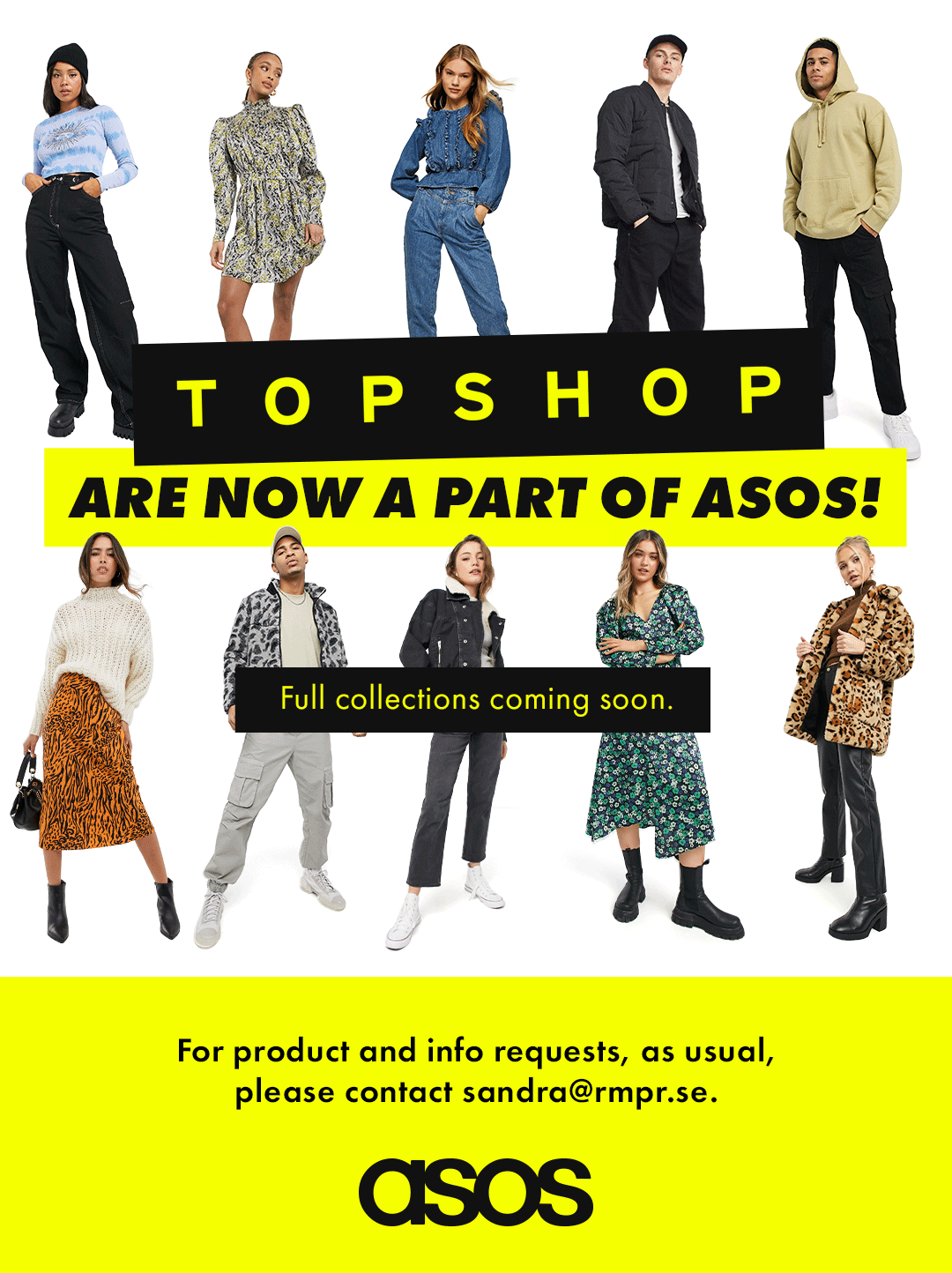 ASOS ACQUIRES TOPSHOP, TOPMAN, HIIT &amp; MISS SELFRIDGES
