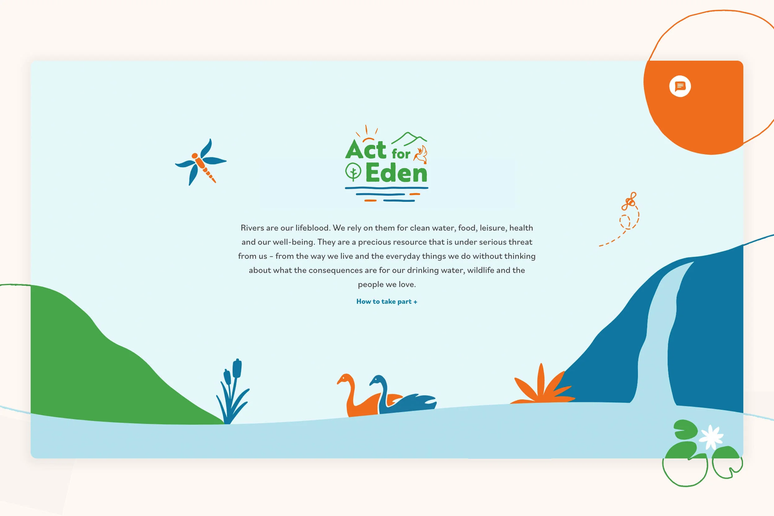  As somebody who loves getting out into the Peak or Lake District to go hiking I was very excited to be involved with a campaign for Eden Rivers Trust. The Act for Eden campaign aims to tackle climate change at an individual level by encouraging peop