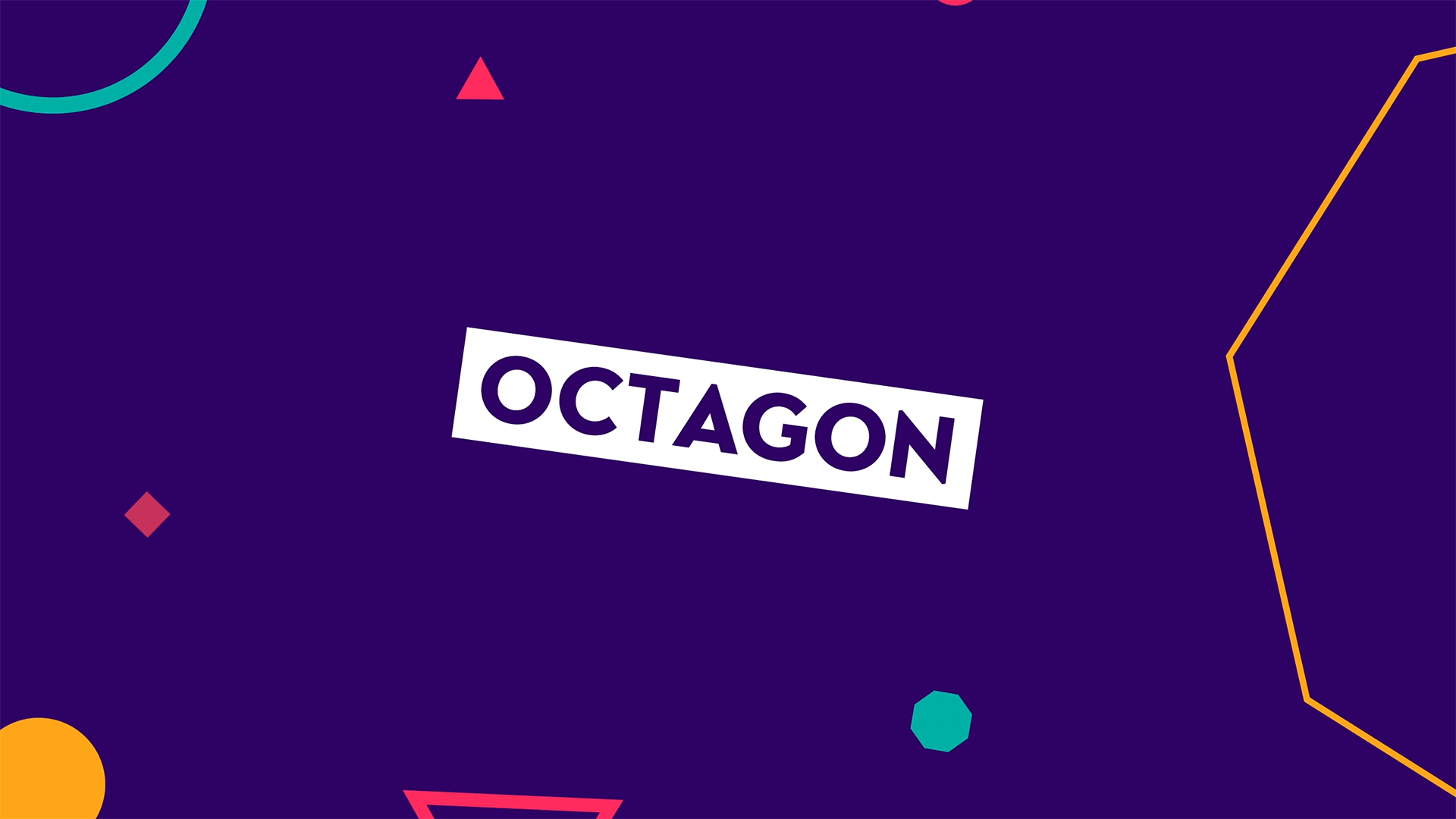  The Octagon Theatre is a Bolton institution and sits at the heart of the town and community. As the theatre embarked on a new era we were asked to give the theatre a new identity for its grand reopening. 