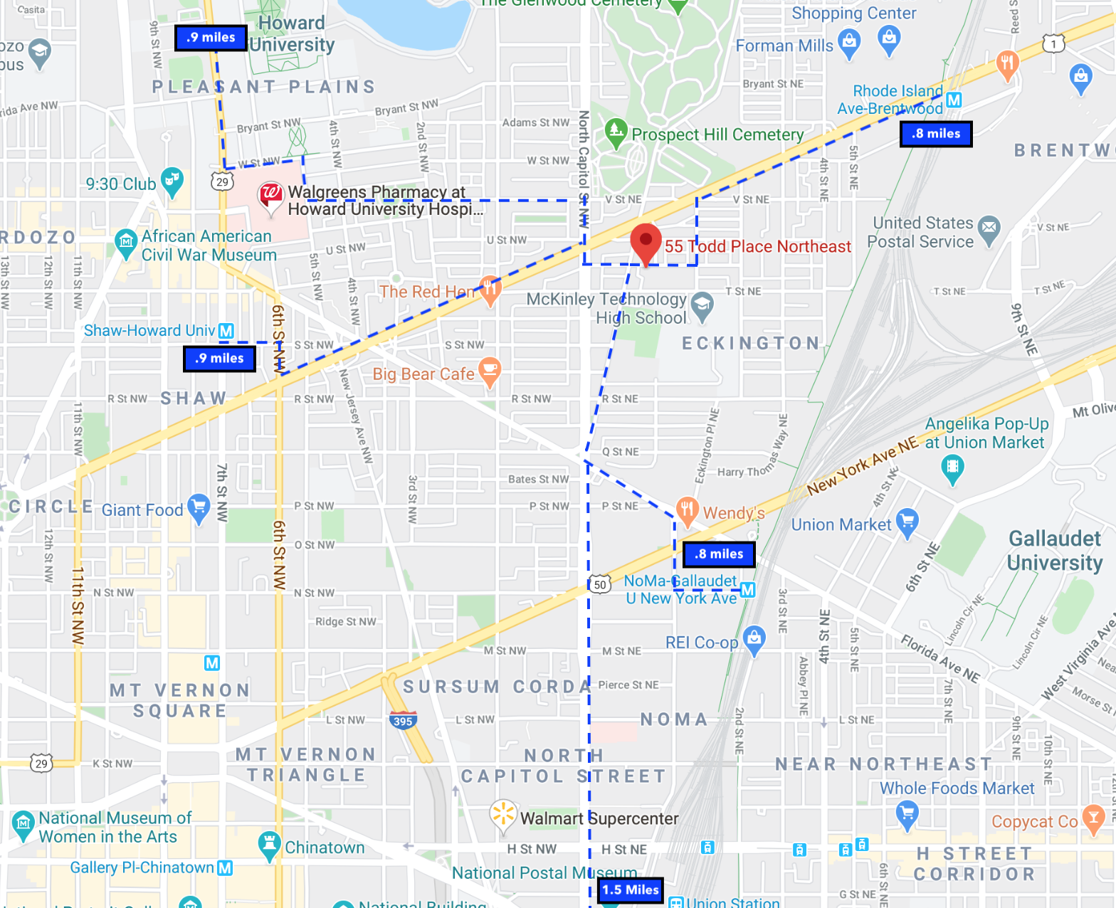 55 Todd PL Metro Map.png