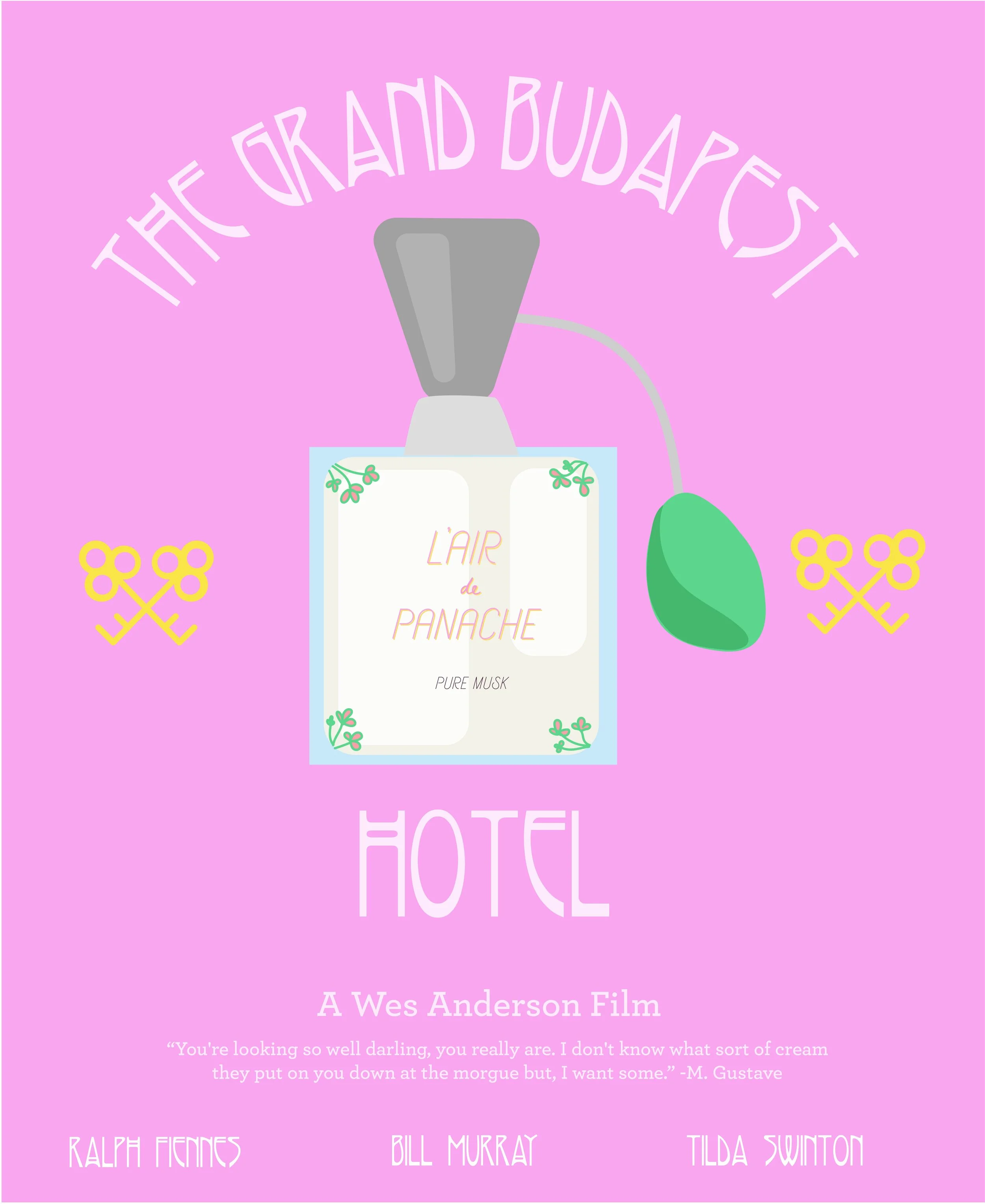 Grand Budapest Perfume Print