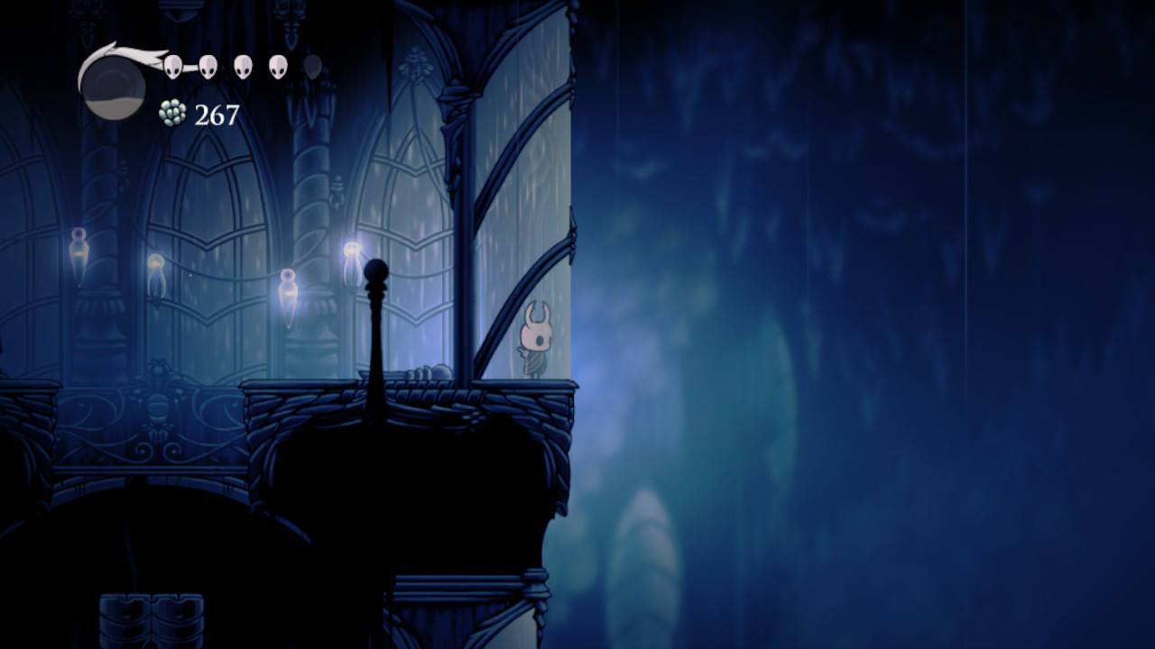 Hollow Knight. Taking in the view, City of Tears.