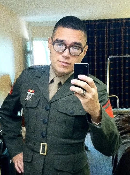 April 2012, Fort Gordon. One of the only selfies Ries Murphy had ever taken. And DAYUM. You bet I had this saved on my iPhone 4.