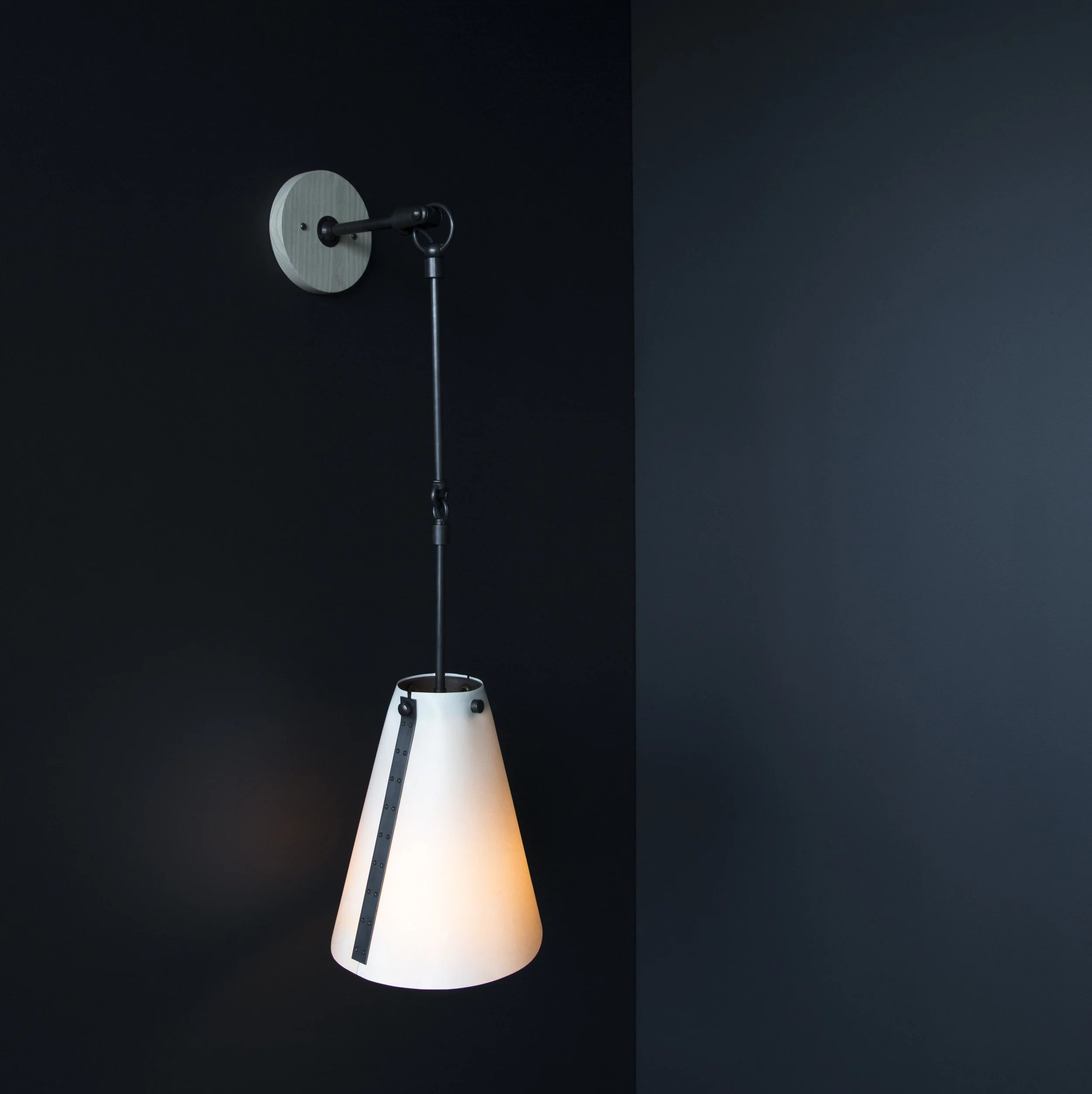 Fulcrum Sconce by Materia Lifestyle Side Angle