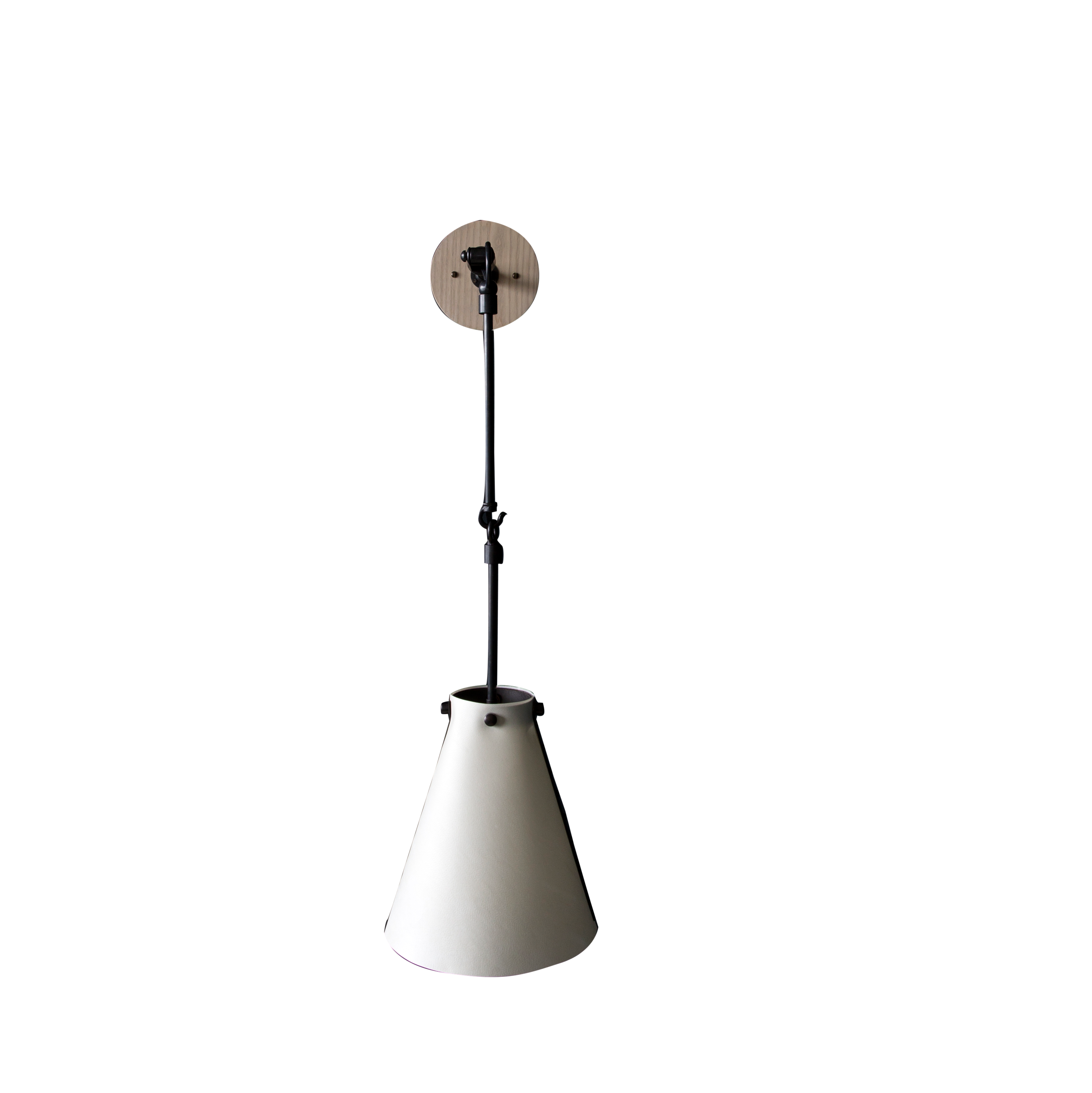 Fulcrum Sconce by Materia White Background