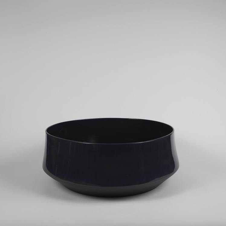 Graphite Porcelain Bowl by Materia