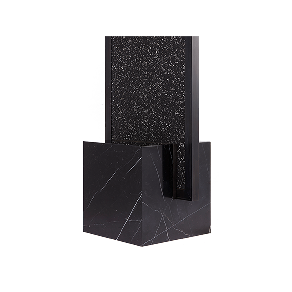 Black Standing Mirror by Slash Objects