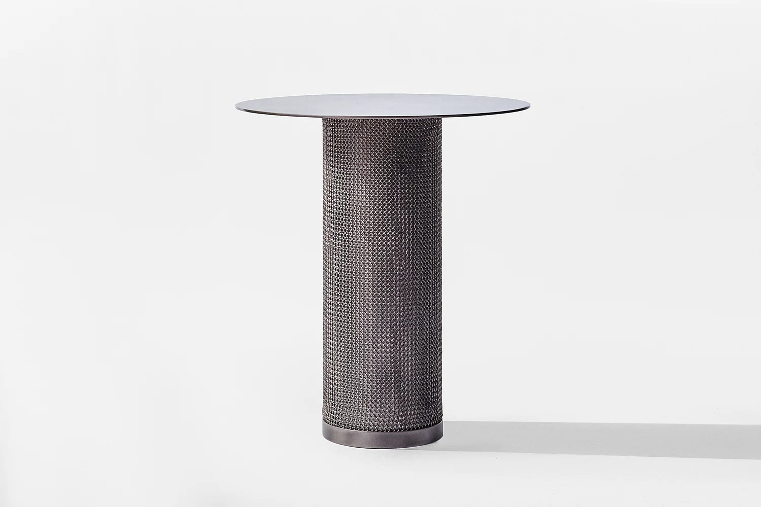 Armor Cylindrical Side Table By Konekt The Scope Nyc