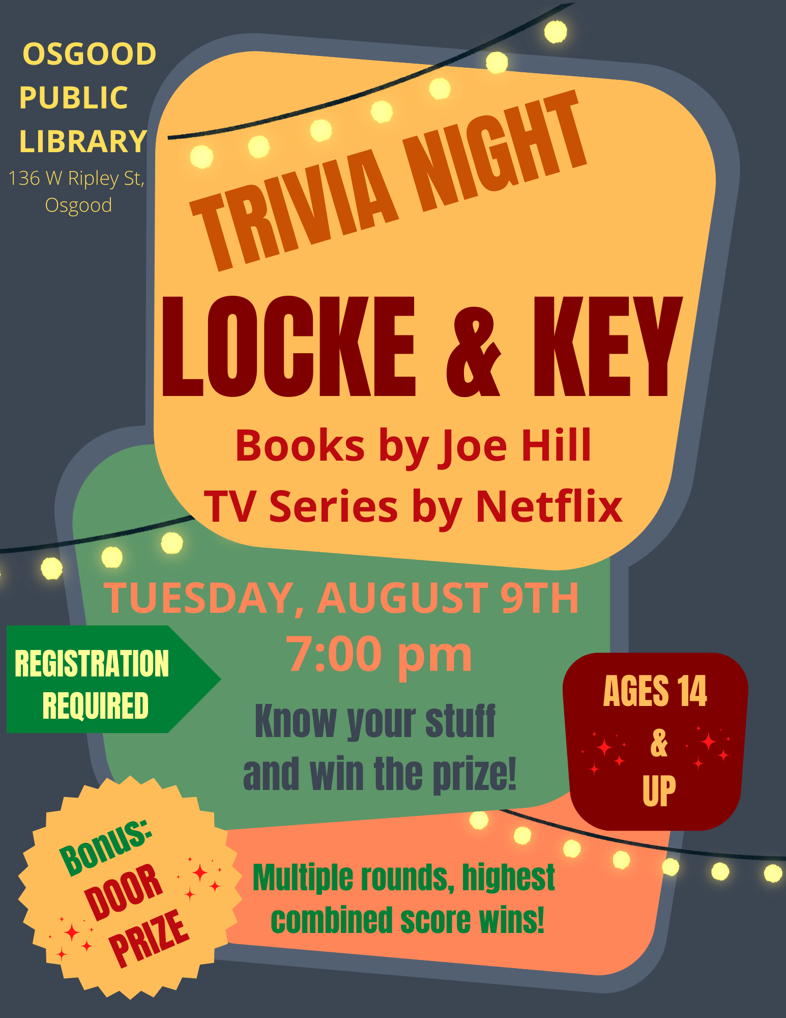 Trivia Library Event Osgood Public Library