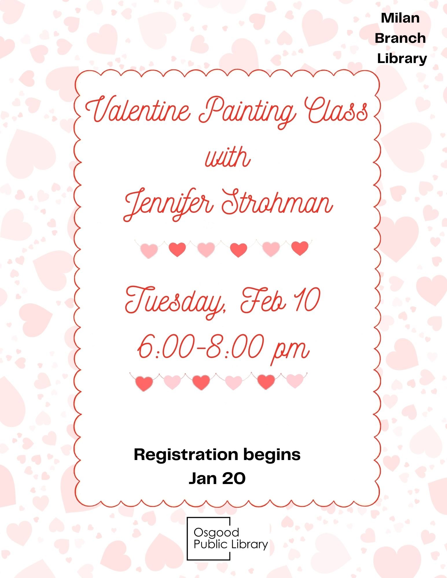 ADULTS-Valentine Painting Class