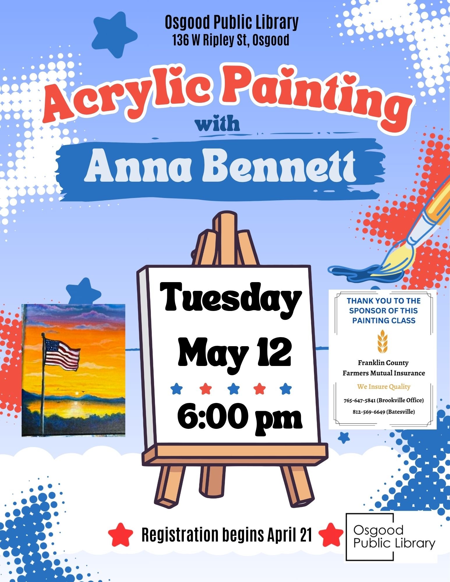 ADULTS-Acrylic Painting Class