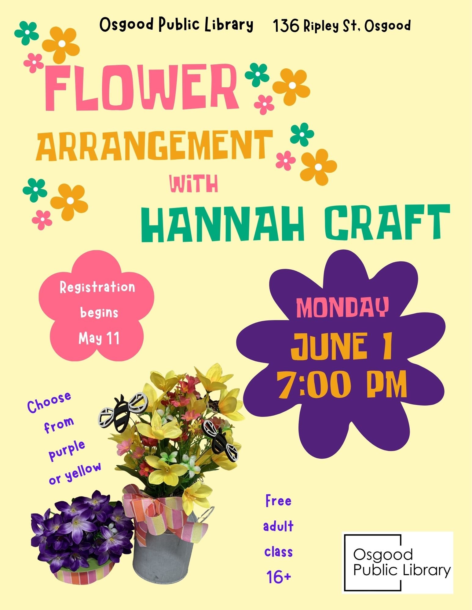 ADULTS-Flower Arrangement