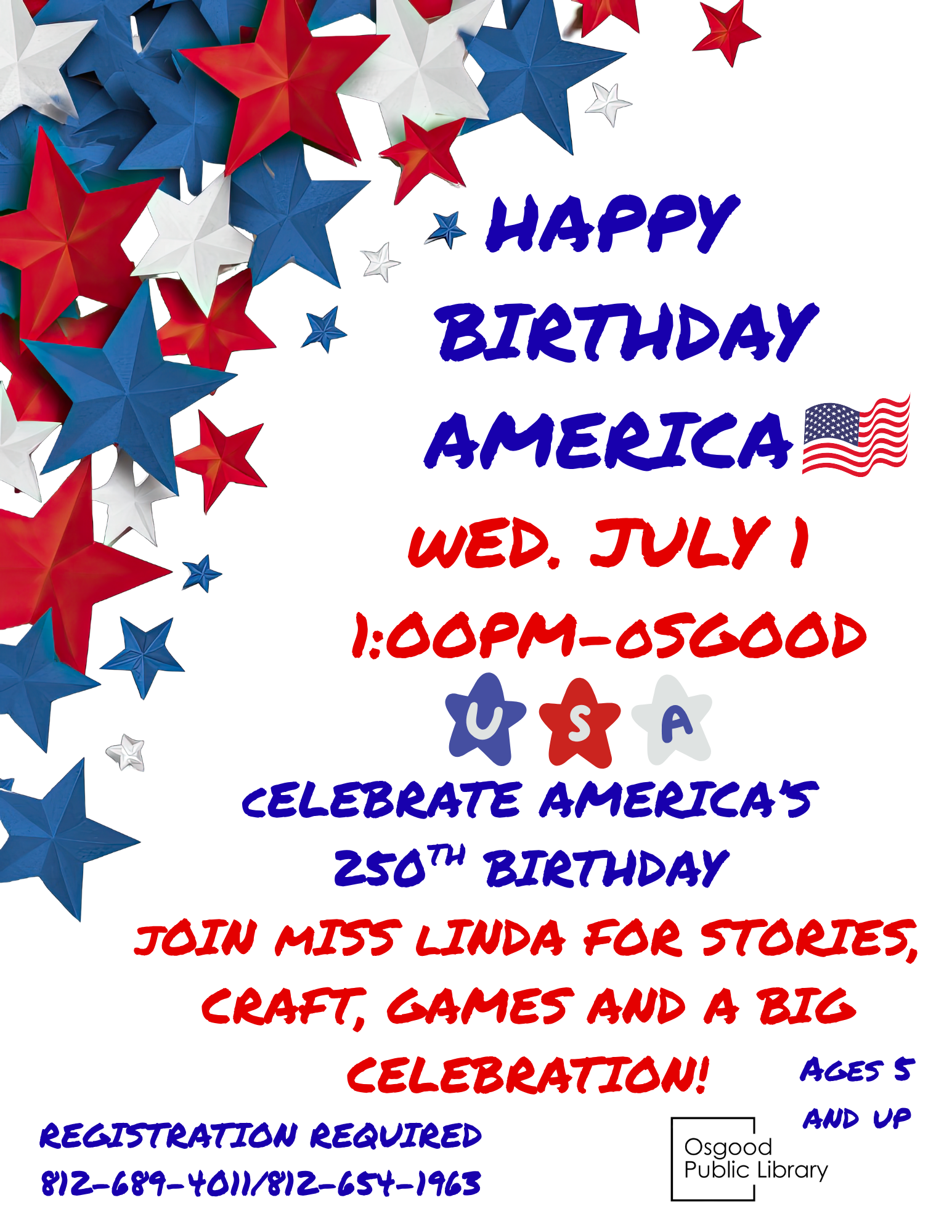 KIDS-Happy Birthday America Story Time