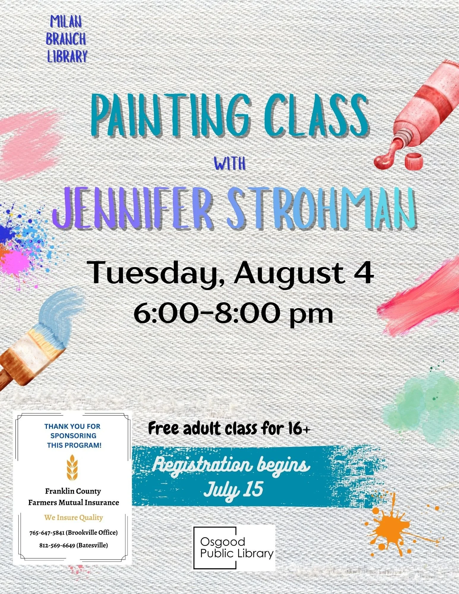 ADULTS-Painting Class