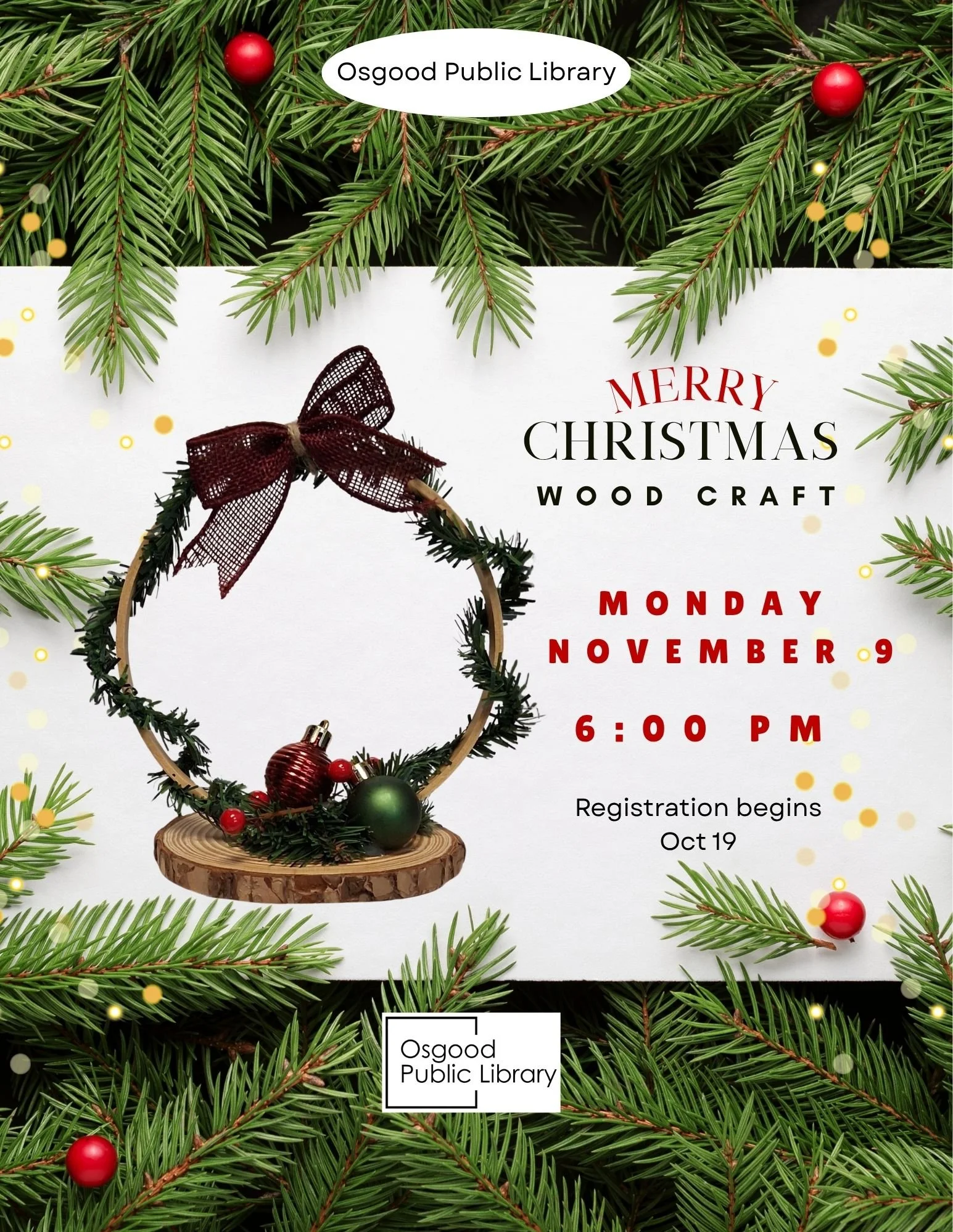 ADULTS-Merry Christmas Wood Craft