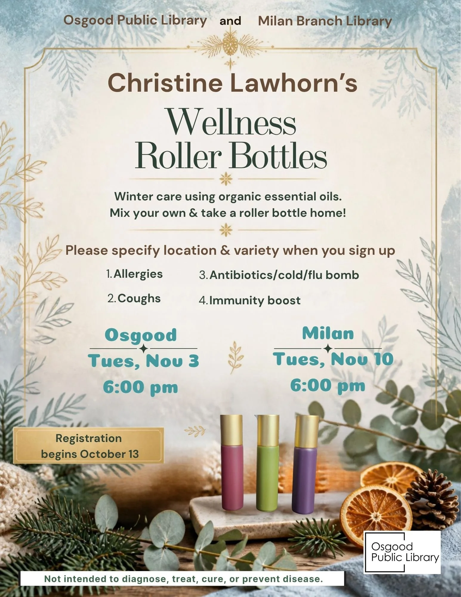 ADULTS- Wellness Roller Bottles (Osgood)