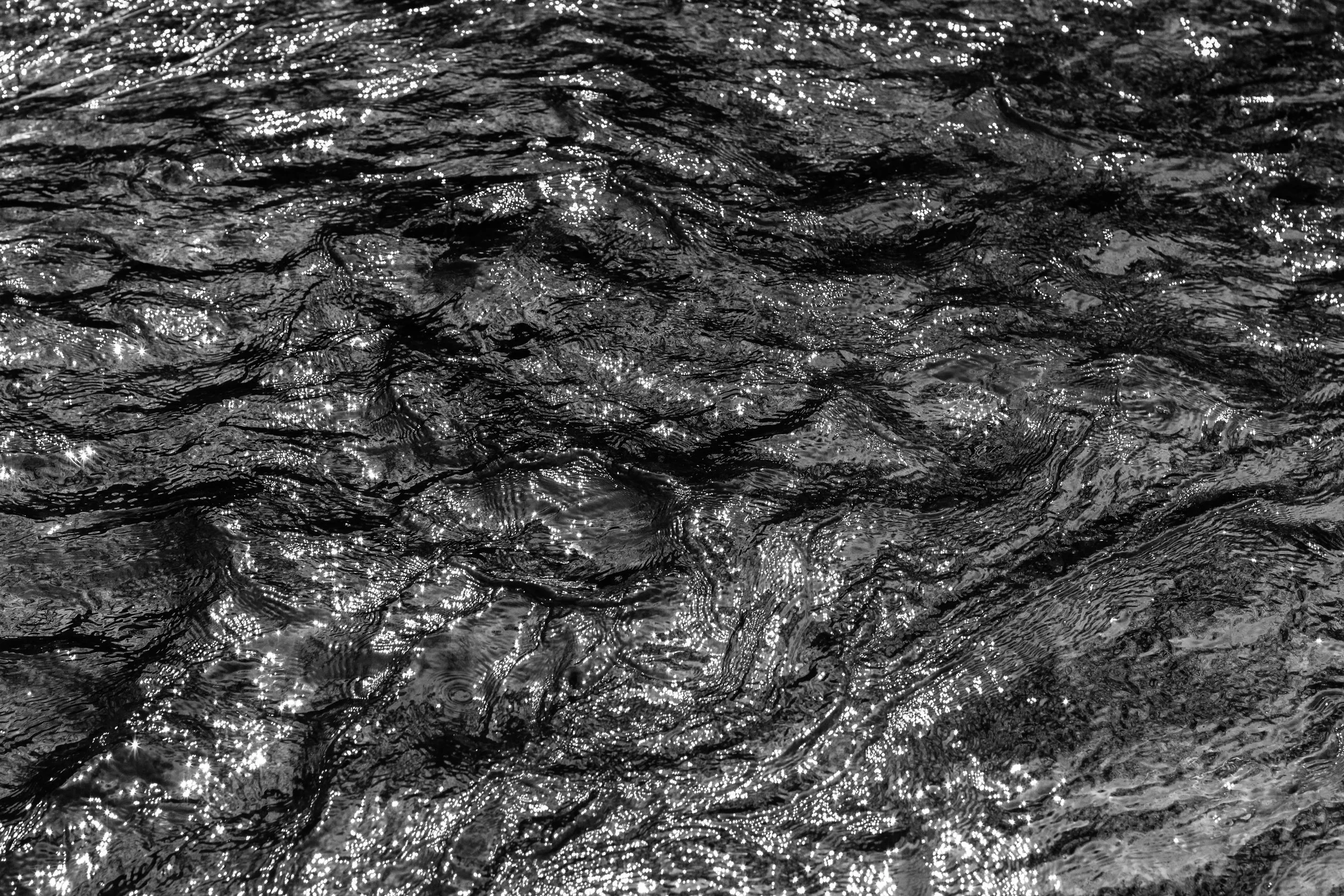 Black Water Reflection