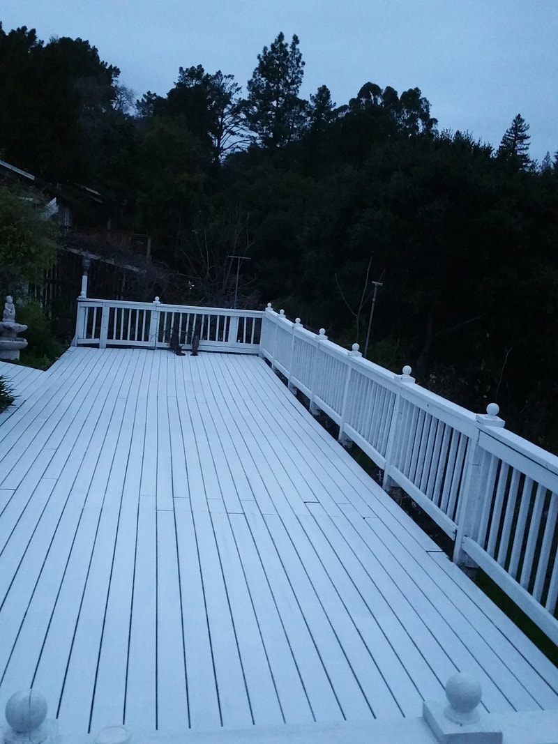  Replacement of rotten components & paint bring this deck back to life.
 