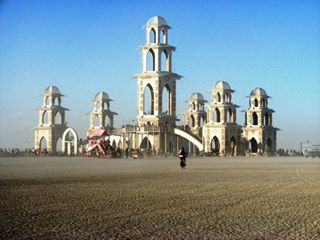  The Temple of Transition, Burning Man 2011. Cougar was a major contributor to the design & build.
 