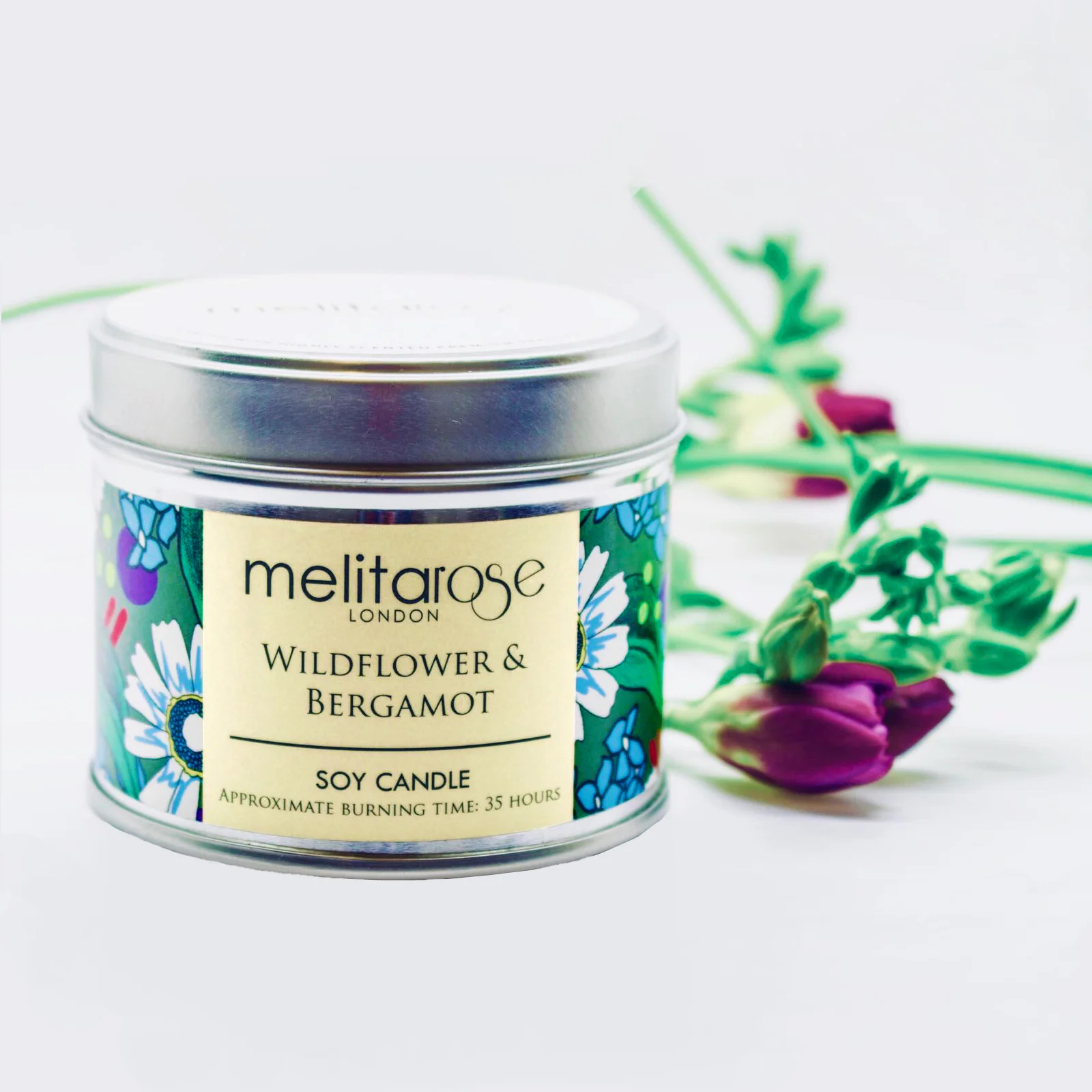 MELITAROSE LONDON I collaborated with Melitarose Candles who also started her business with the Prince’s Trust like me. We created this Wildflower and Bergamot Candle.
