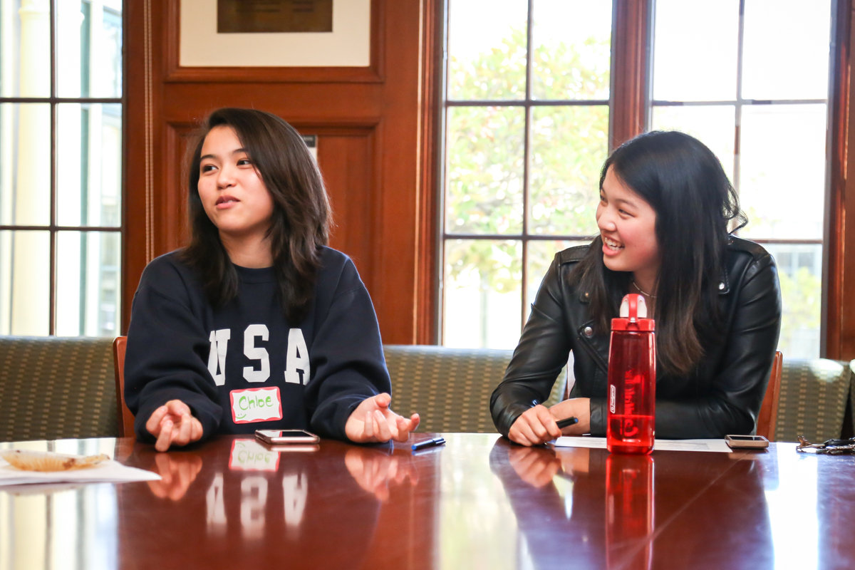 Students reflecting on personal experiences as WoC at independent schools.