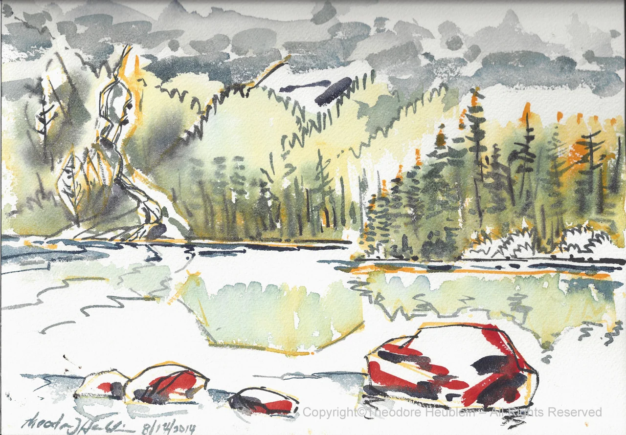 Alaska 8 Ice Lake Near Hot Springs