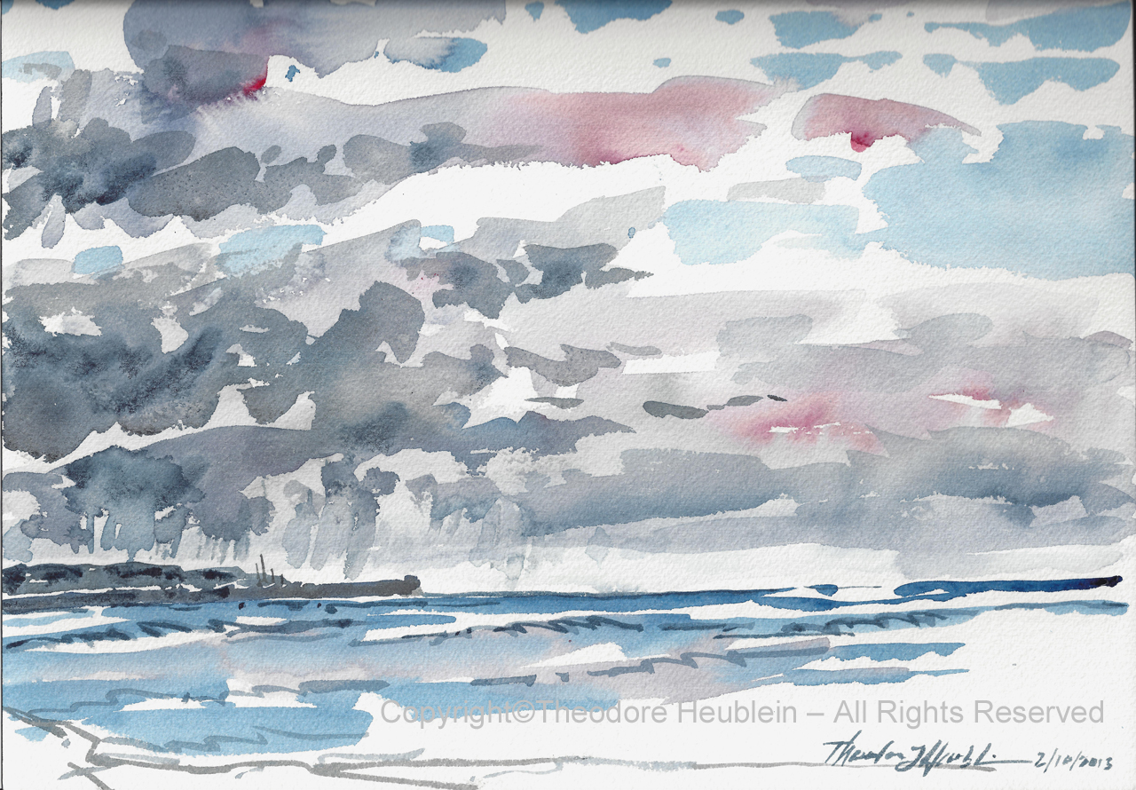 Saipan Tinian with Rain