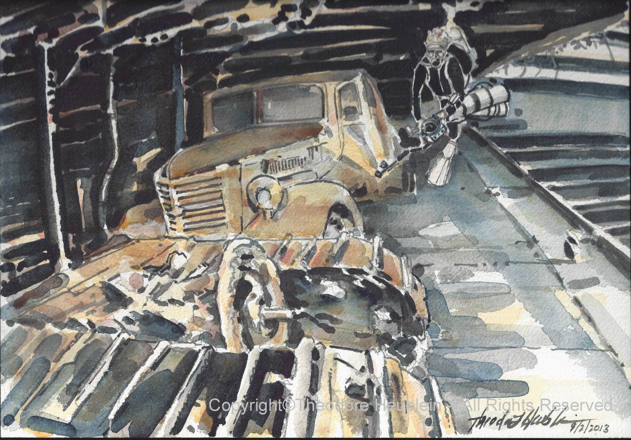 Phil and Truck in Truk
