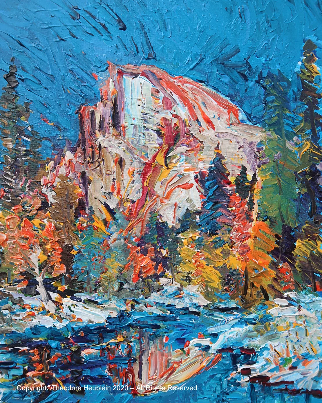 2020 - Yosemite Half Dome from Bridge 2018-2020