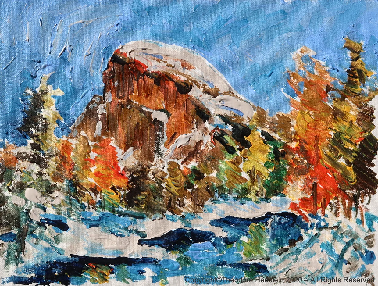 2020 - Half Dome from Bridge 3