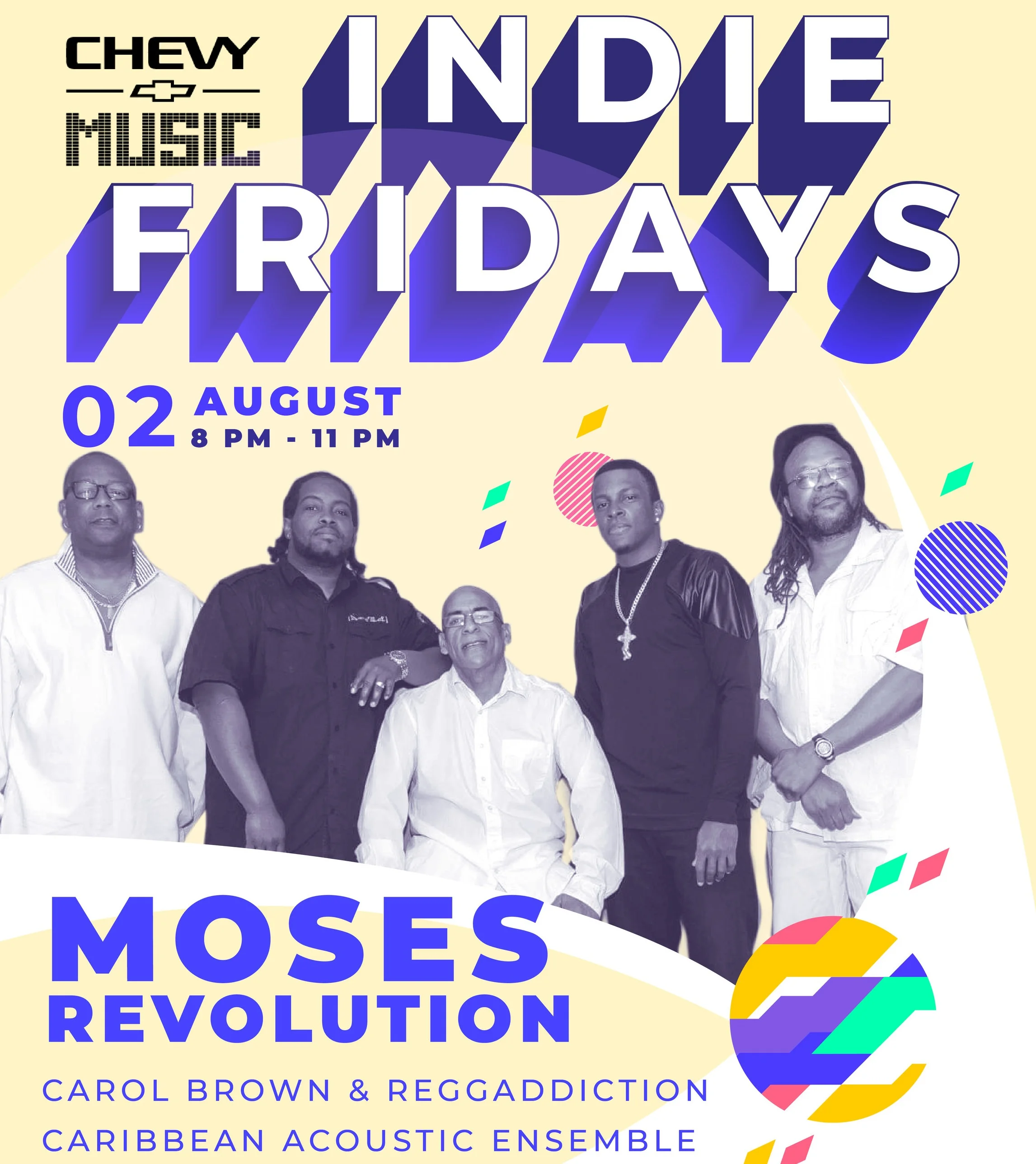 Moses Revolution will be Headlining Chevy Music Indie Fridays for Caribana Weekend