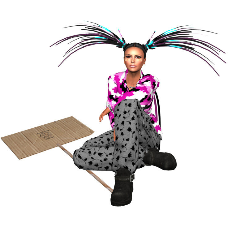 Yonge-Dundas Square is home to Scotiabank CONTACT Photography Festival installation "Calico &amp; Camouflage: Assemble!"