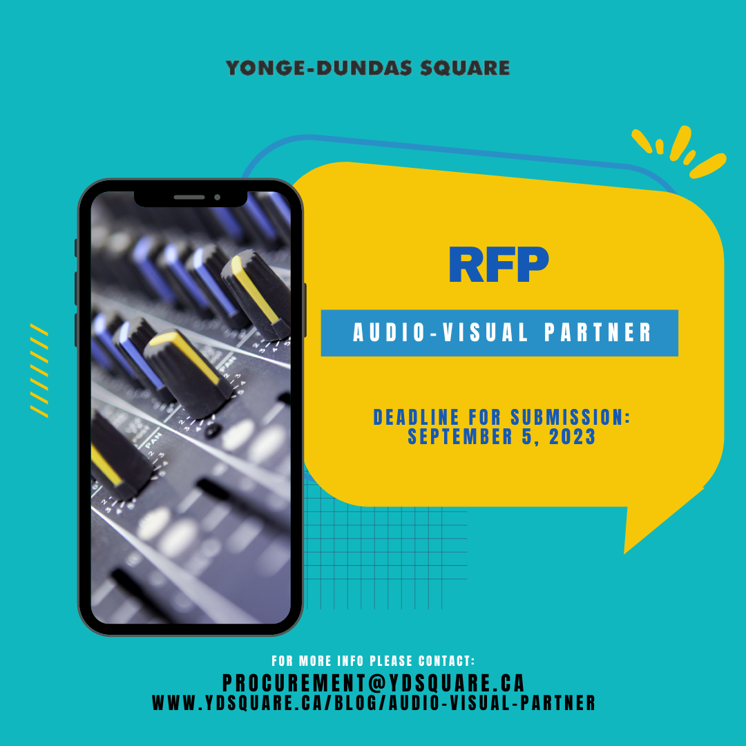Yonge-Dundas Square seeks Audio-Visual Partner 