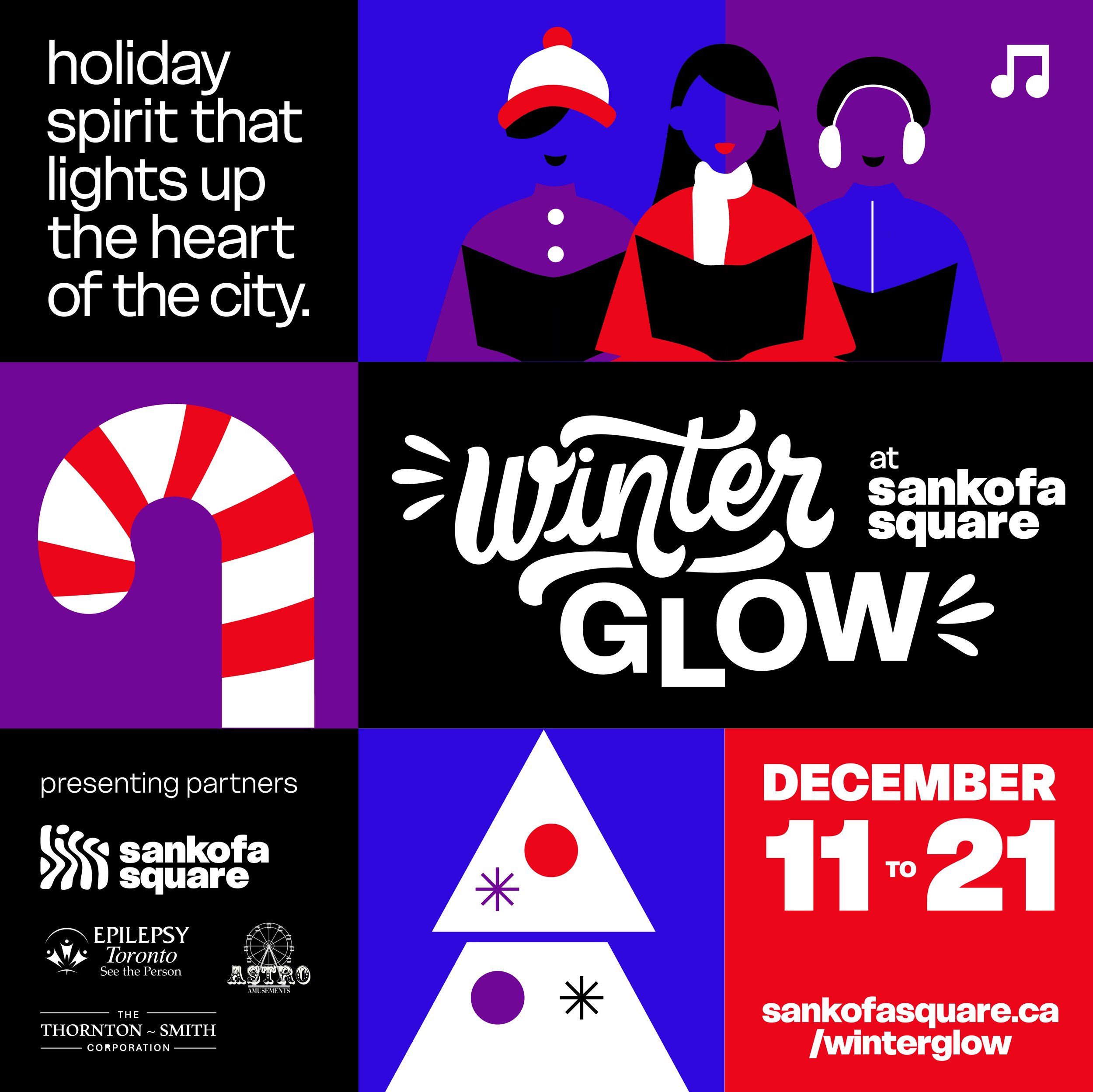 Media Release: Sankofa Square is Ready to Glow Again this Holiday Season with the Return of Winter Glow