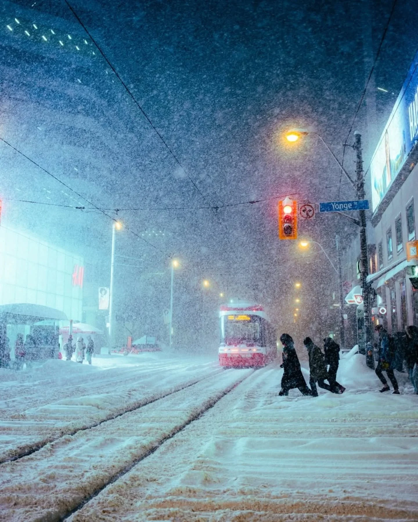 Stay safe, dress warm, and take extra care if you&rsquo;re heading out. 🌨️💙

📷: @justinwongjw 

#SankofaSquare #SnowDay #Toronto