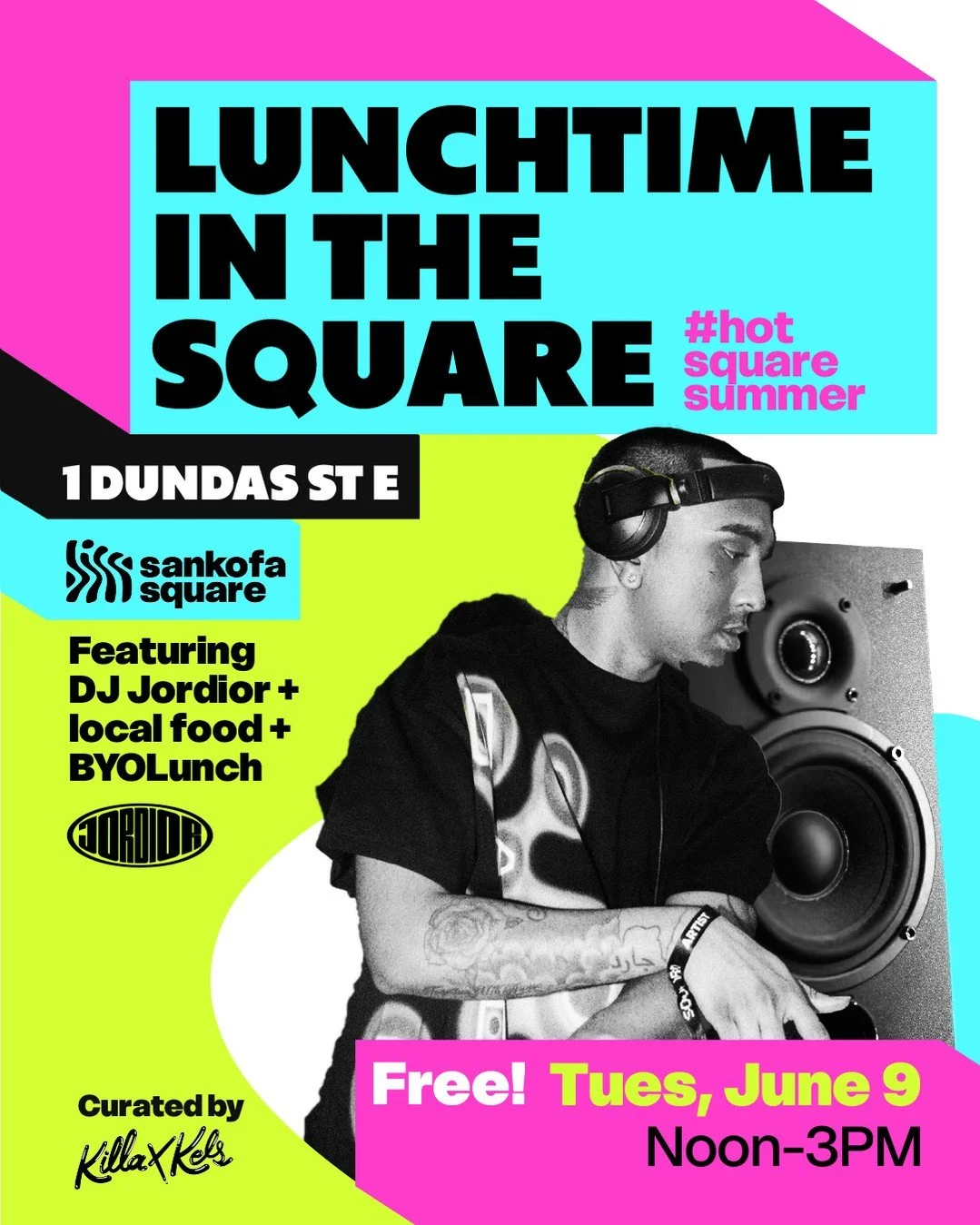 🎧 Your Tuesday lunch break deserves a soundtrack.⁠
⁠
Join us for this week's Lunchtime In The Square, a weekly #HotSquareSummer series bringing live DJs and good vibes to the heart of downtown Toronto. Grab your favourite takeout from a nearby resta