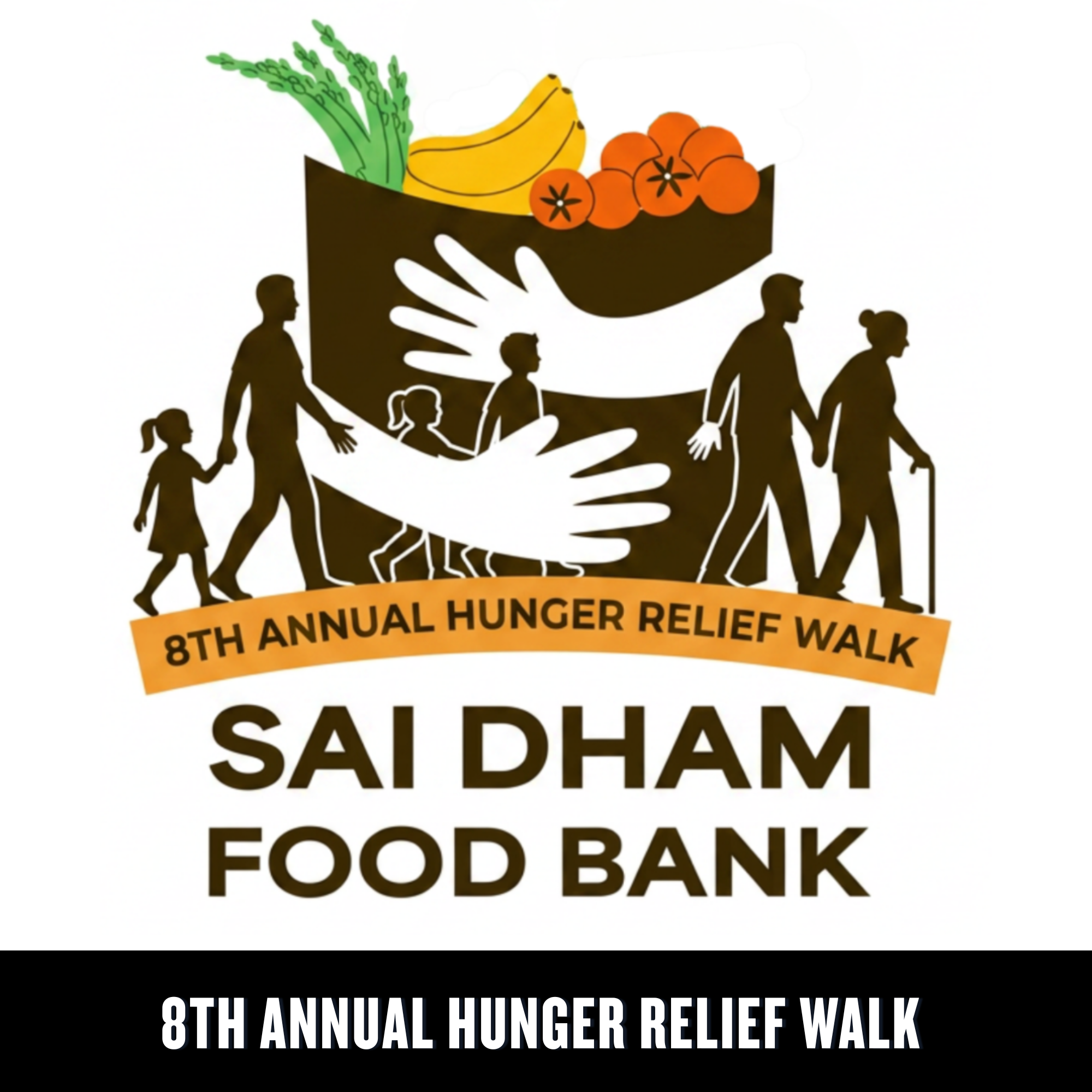 8TH ANNUAL HUNGER RELIEF WALK BY SAI DHAM FOOD BANK