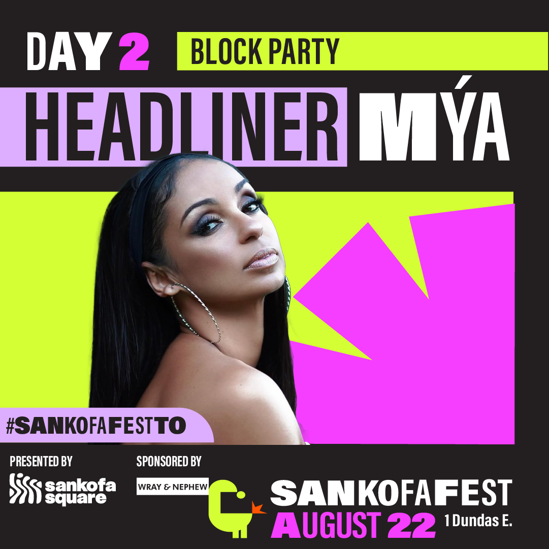 Media Release: SankofaFest Announces Grammy Award-Winning R&amp;B Icon Mýa as Saturday Headliner