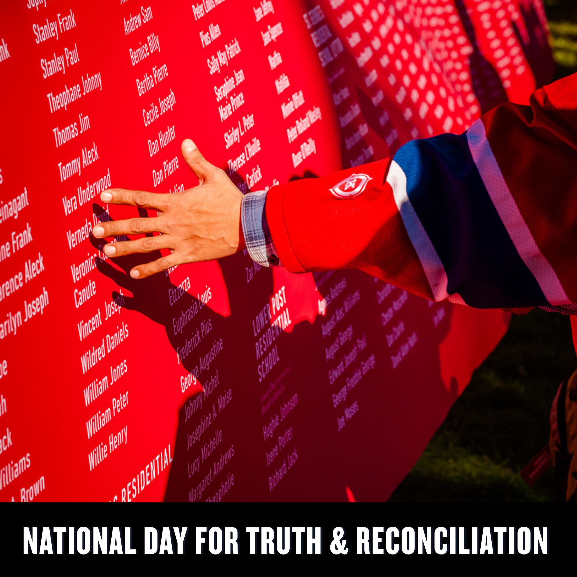 REMEMBERING THE CHILDREN: NATIONAL DAY FOR TRUTH AND RECONCILIATION 