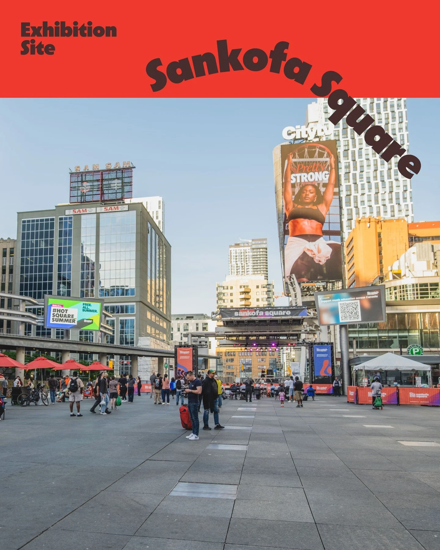 🎨 The Toronto Biennial of Art is coming to Sankofa Square!⁠
⁠
From September 26 to December 20, experience the 2026 Toronto Biennial of Art, Things Fall Apart, featuring contemporary artists from Canada and around the world.⁠
⁠
At Sankofa Square, di