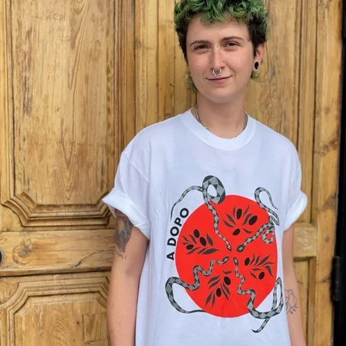 a dopo shirt on model.jpg
