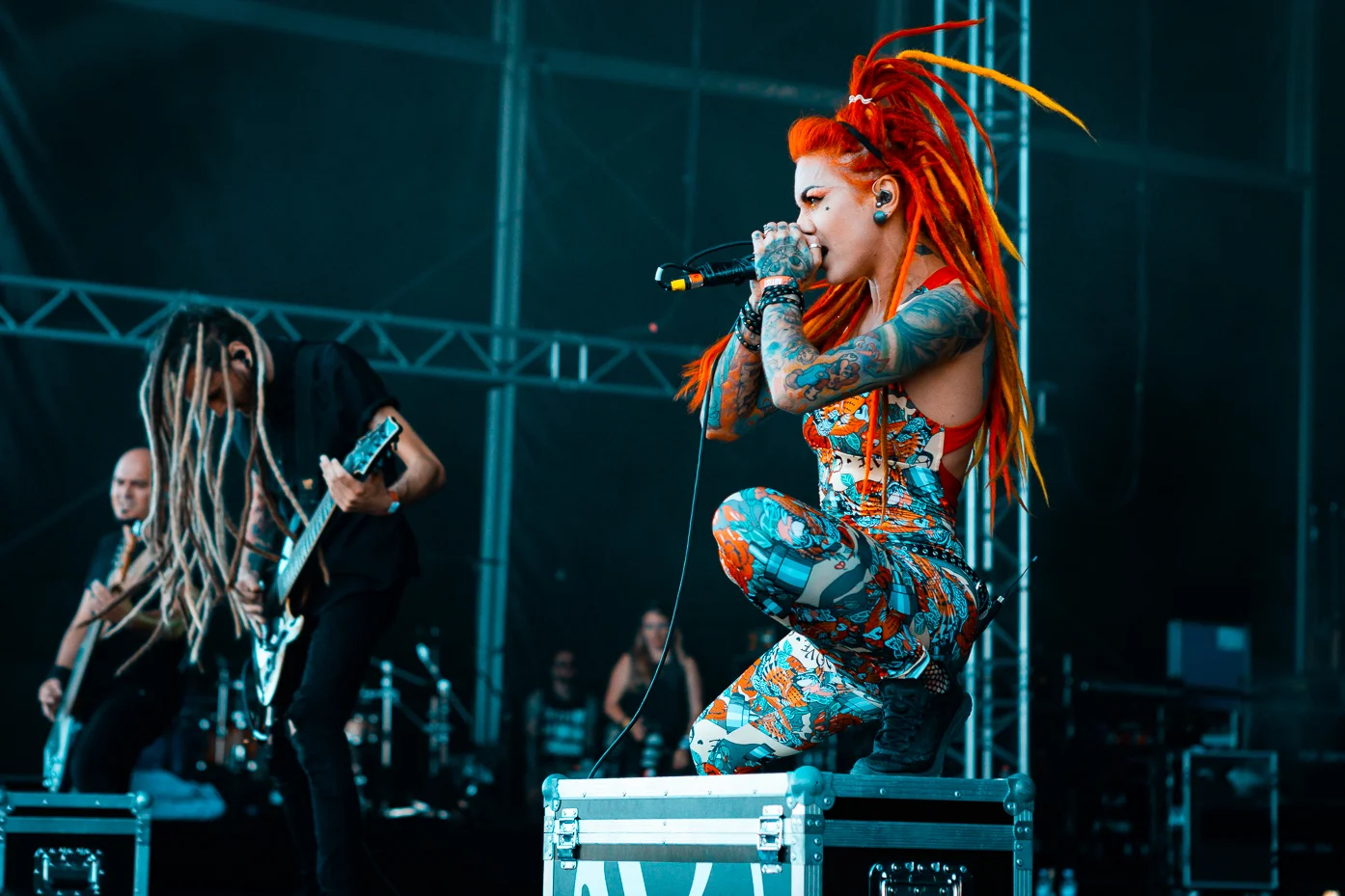 Infected Rain live beim Full Force Festival 2019