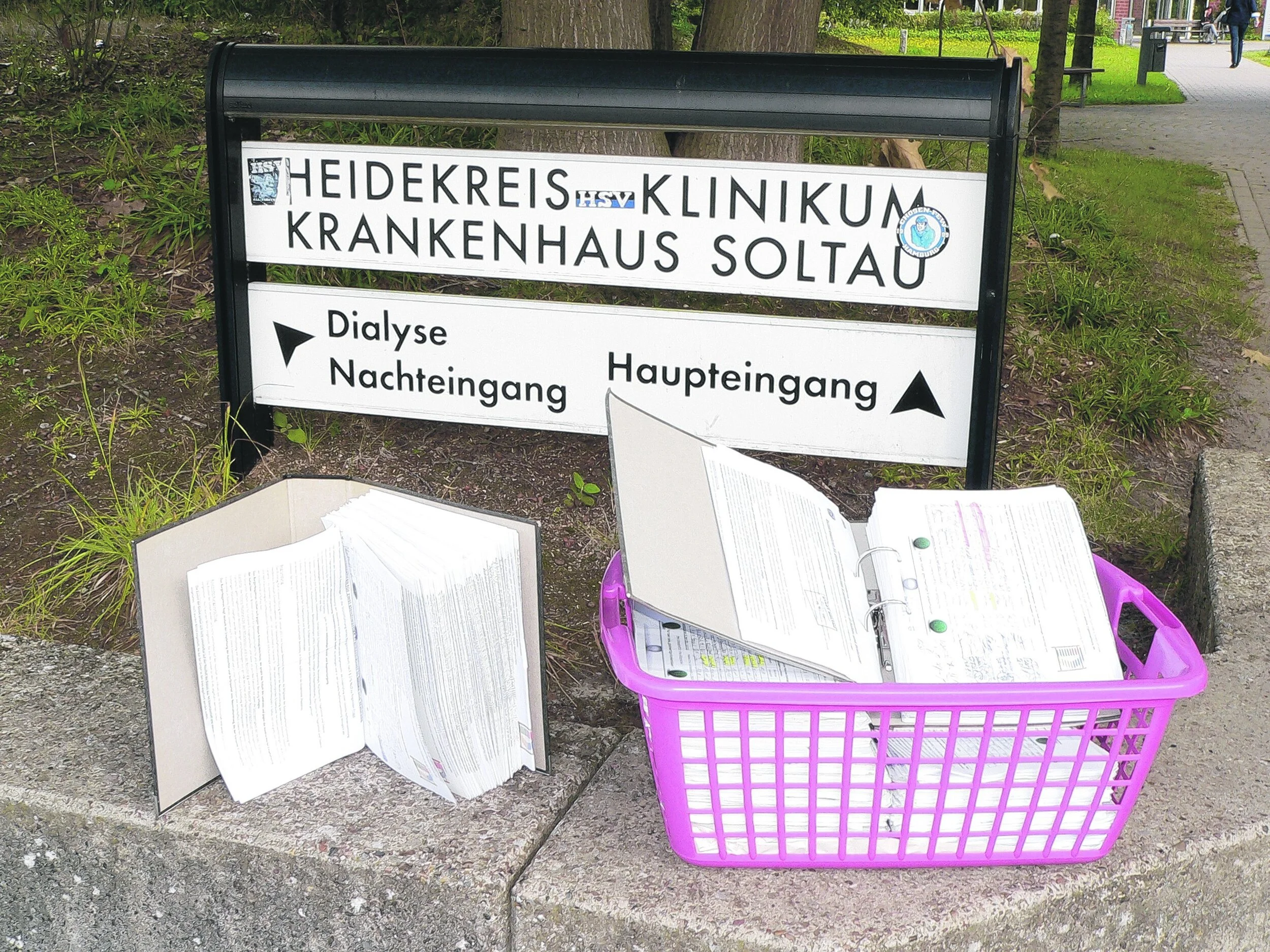 Unterschriftenlisten gehören nicht zum Altpapier