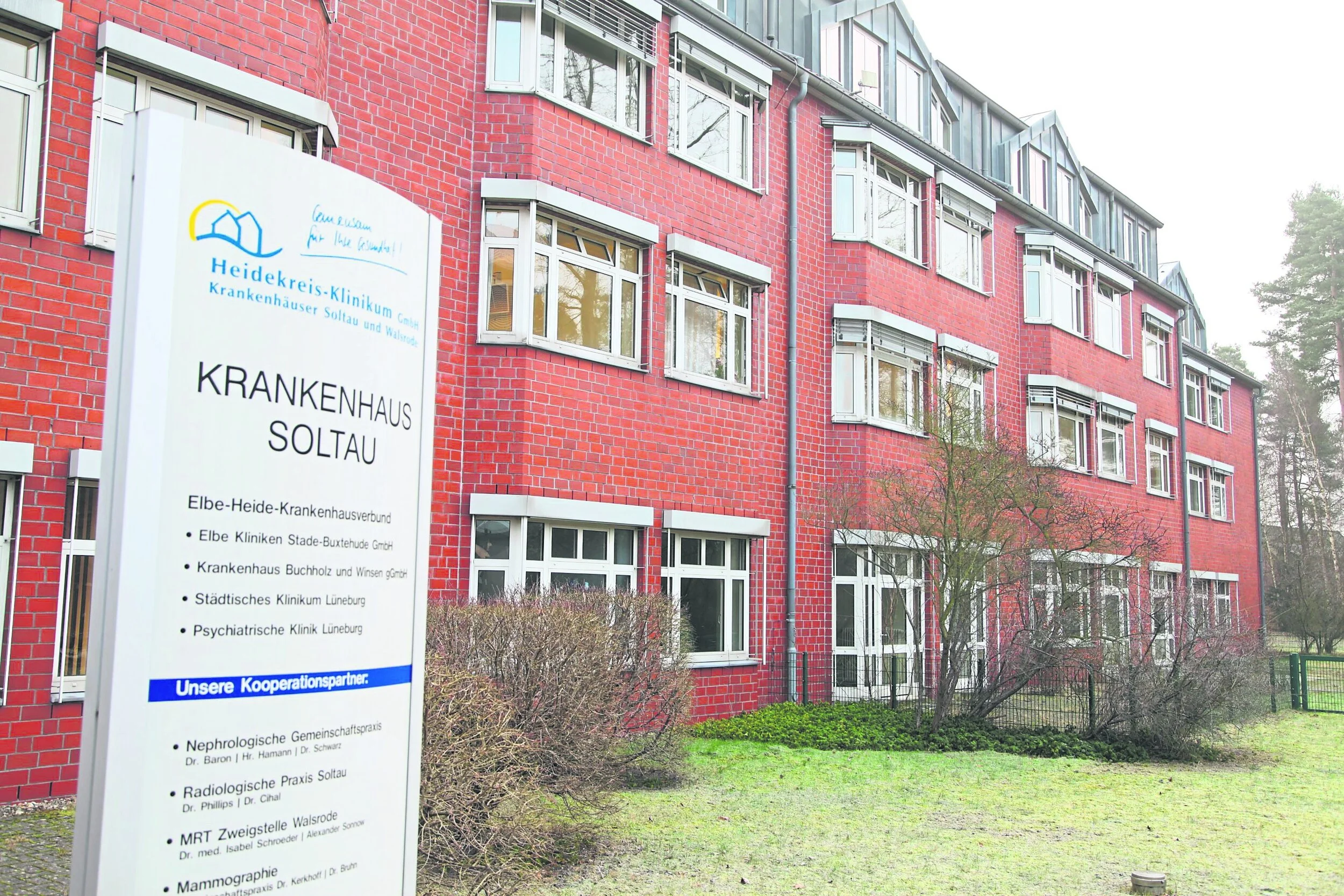 Klinikneubau: Soltau ist offen, Walsrode dagegen