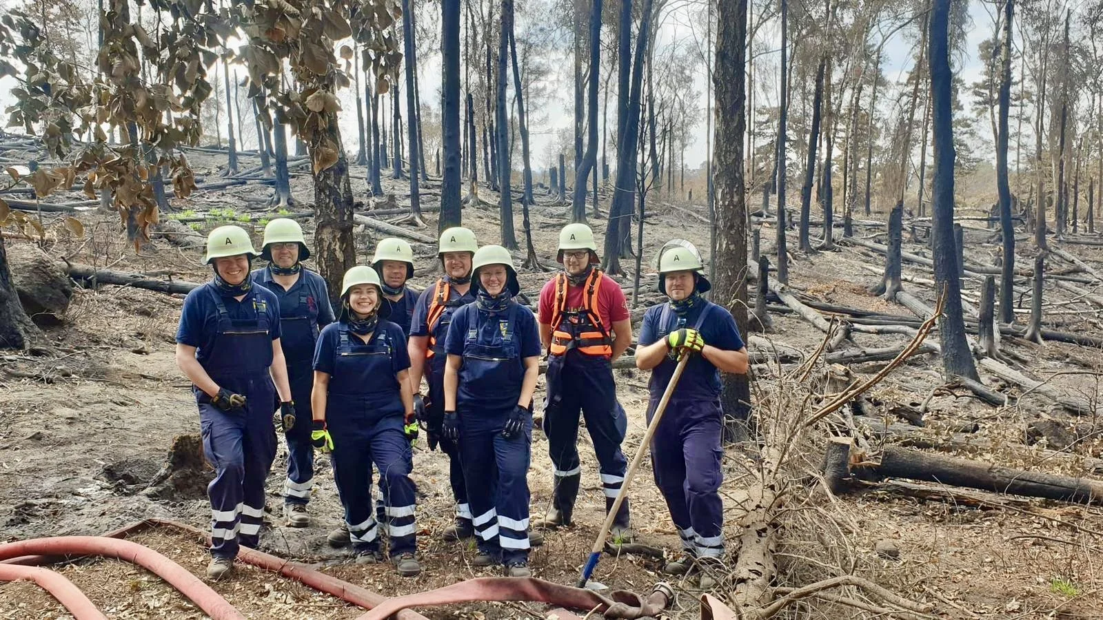 Rettungseinsatz in einer Mondlandschaft