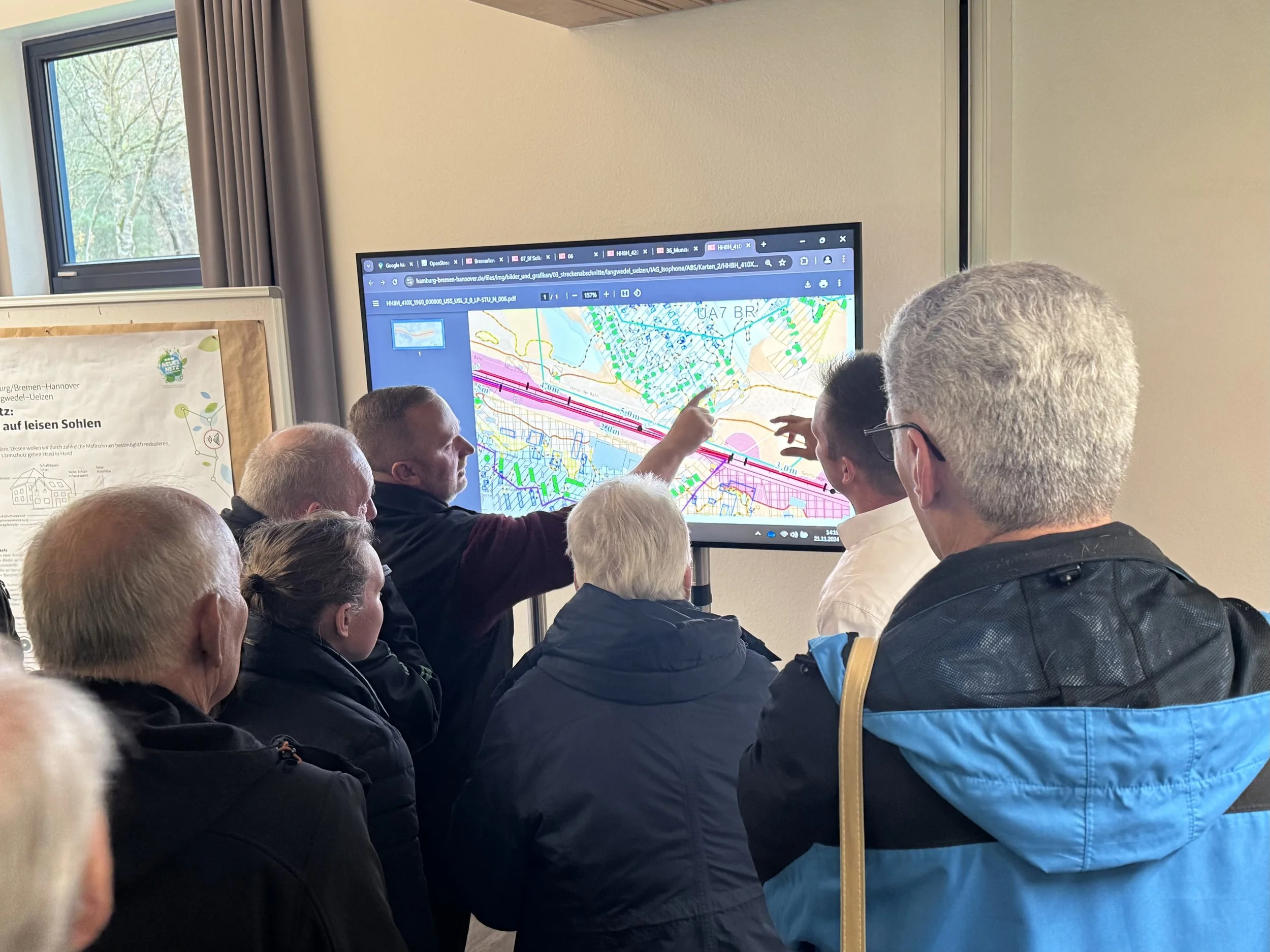 Mit fünf Meter hoher Wand wird's deutlich leiser