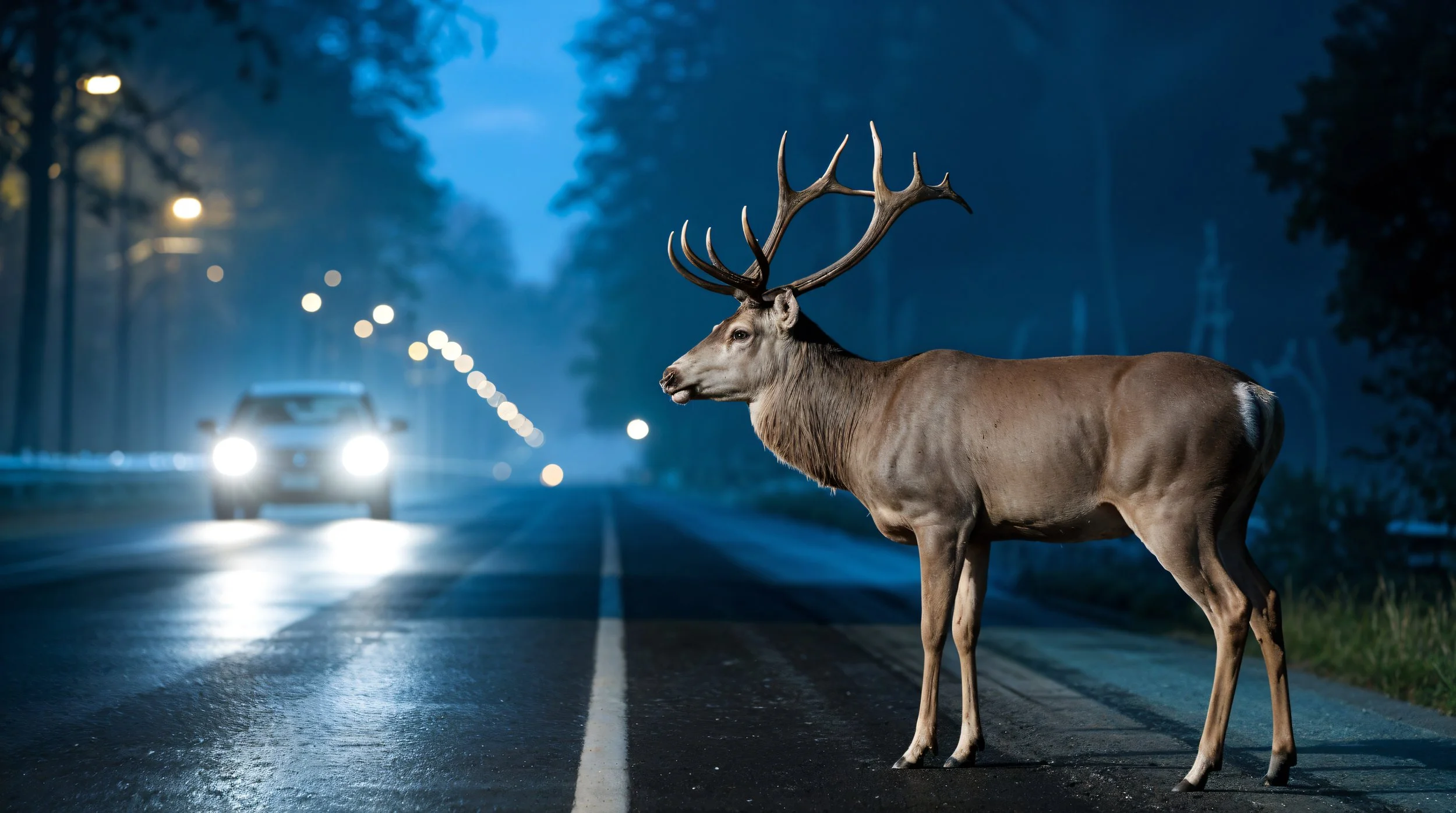 Allein auf der A7