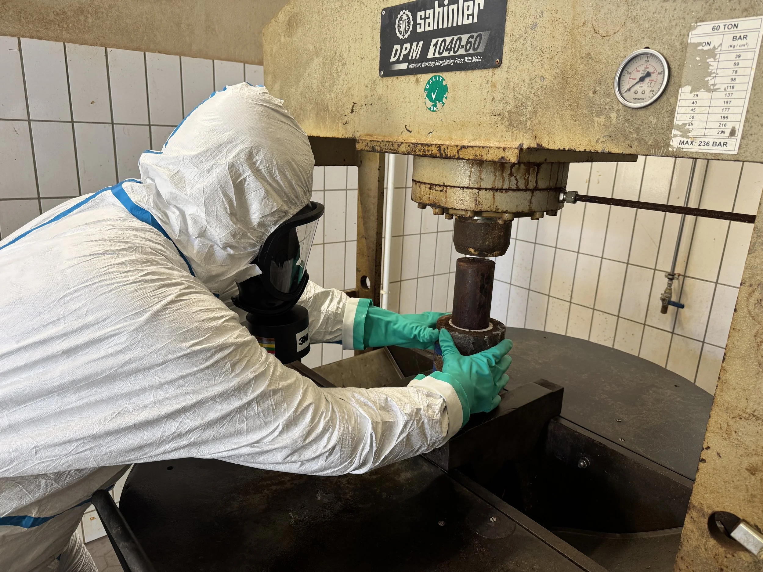 Erste Munition aus Ostsee bei Geka entsorgt